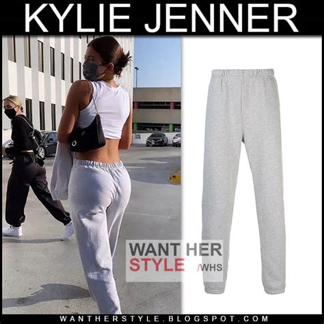 kylie jenner pants adidas|Kylie Jenner Adidas Sweatpants Crop Top Instagram Photo.